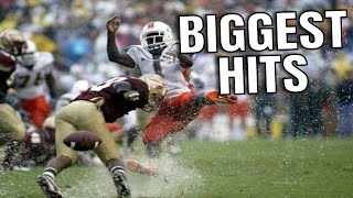 Biggest Hits in College Football History [upl. by Ewer]