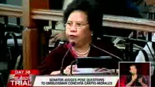 Santiago poses questions to Ombudsman Morales [upl. by Aicatsan]