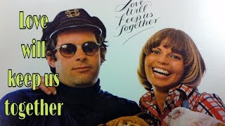 Captain amp Tennille  Love will Keep us Together LYRICS [upl. by Lusty]