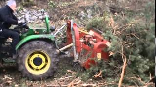 SEPPI M  MINIFORST  Forestry mulcher  Trincia forestale  Forstmulcher [upl. by Anerbas]