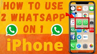 How to Use Two WhatsApp Accounts in One iPhone [upl. by Tevis]