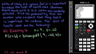 Binomial Probability Using the TI84 [upl. by Burnsed]