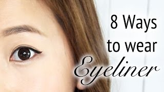 8 Ways to wear Eyeliner [upl. by Namie757]