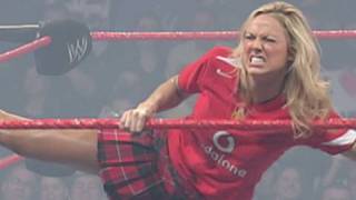 WWE Alumni Stacy Keibler vs Trish Stratus [upl. by Nwahsuq]