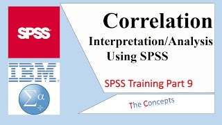 Correlation Interpretation and Analysis in SPSS Lesson 8 [upl. by Ayle]