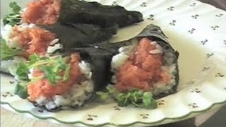 Japanese Spicy Tuna Hand Roll [upl. by Elolcin968]