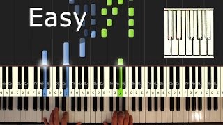 Yiruma  River Flows In You  Piano Tutorial Easy  How to Play synthesia [upl. by Ndnarb713]