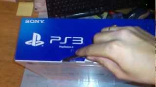 PS3 super slim Unboxing 500gb [upl. by Sifan403]