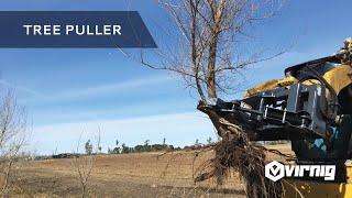 Tree Puller  Skid Steer Attachment [upl. by Candie]