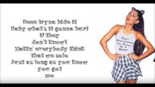 Ariana Grande  Side To Side Clean Feat Nicki Minaj Lyrics On Screen [upl. by Avle54]