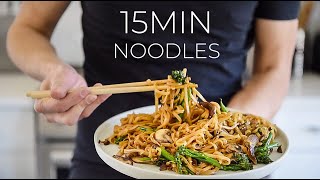 15MIN Noodle Stir Fry Recipe TO MAKE TONIGHT [upl. by Aisatan475]