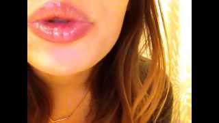 Up Close Lip SmackingMouth SoundsGlossy Lips ASMR [upl. by Nyrtak]