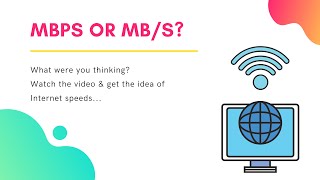 Difference between Mbps amp MBs [upl. by Notserk439]