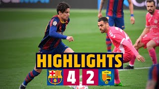 HIGHLIGHTS  Barça B 4–2 Llagostera  Collado stunner completes amazing comeback 🔥 [upl. by Kling946]