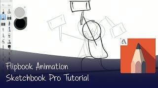 Creating Flipbook Animation in Sketchbook [upl. by Ayhdnas]