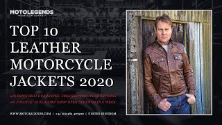 Top 10 leather motorcycle jackets 2020 [upl. by Niu]