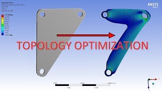 ANSYS 181 Topology Optimization [upl. by Zicarelli584]