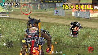 Duo vs Squad Total 24 Kill Ajjubhai and Amitbhai Must Watch Gameplay  Garena Free Fire [upl. by Gemini890]