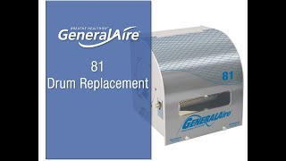 GeneralAire® 81 Humidifier Evaporator Drum Replacement [upl. by Ahsiekram806]