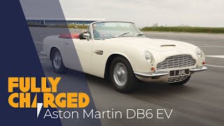 Classic car electric conversion Aston Martin DB6 Volante mk2  Fully Charged [upl. by Neraa227]