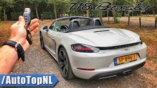 Porsche 718 Boxster REVIEW POV Test Drive by AutoTopNL [upl. by Amees]