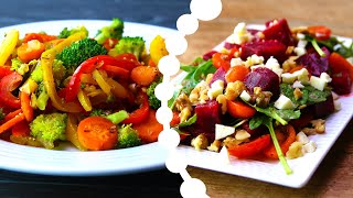 8 Healthy Vegetable Recipes For Weight Loss [upl. by Neersin]