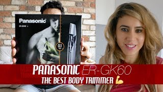 Panasonic ERGK60 Review  Best Body amp Intimates Trimmer for Men [upl. by Notlrak]