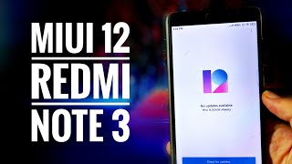 MIUI 12 for Redmi Note 3 [upl. by Kristan]