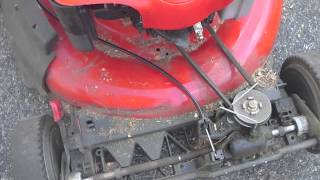 Drive Cable Repair Replacement Lawnmower Troy Bilt [upl. by Eceerahs884]