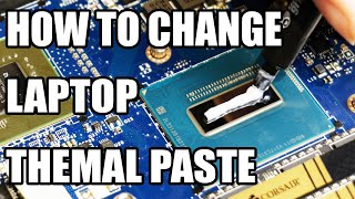 BEGINNERS GUIDE How To Change Laptop Thermal Paste [upl. by Ytram]