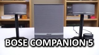 Bose Companion 5 Desktop PC Speakers [upl. by Lerred]