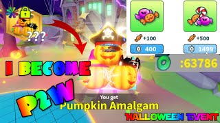 🎁🎃Become P2W And Got All Reward In Halloween Event😮In Weapon Fighting Simulator Roblox [upl. by Hailey]