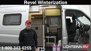 LichtsinnRVcom  How to Winterize a Winnebago Revel 4x4 [upl. by Naoh607]