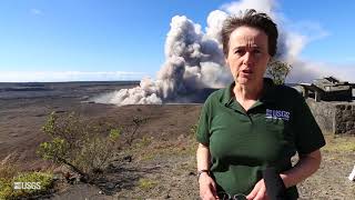 USGS Status Update of Kīlauea Volcano  May 14 2018 [upl. by Crosby]