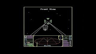 C64 Elite  A rare encounter The Cougar ship [upl. by Reitman]