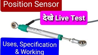 Gefran Position SensorLinear Potentiometer uses Specification amp working [upl. by Nnairda]