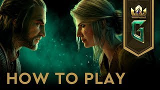 GWENT The Witcher Card Game  How to Play [upl. by Nirtak]