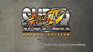 Super Street Fighter IV Arcade Edition Arcade 【Longplay】 [upl. by Annadroj]