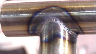 TIG Welding Techniques  Coped Tube Overhead [upl. by Idelson]