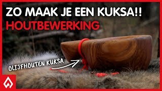 HOUTBEWERKEN Een kuksa maken  Dutch Outdoor Group [upl. by Woodhead]