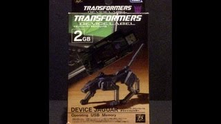 Transformers Jaguar quotRavagequot USB Device Label Review [upl. by Nesral]