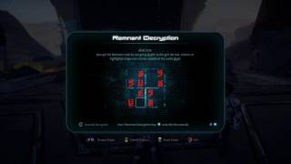 Mass Effect Andromeda  Remnant decryption guide 4x4 [upl. by Adikram]