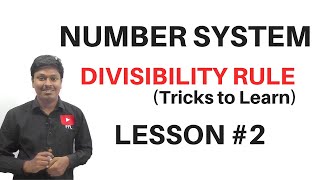 Number System  Divisibility Rule LESSON2 Tricks to Learn [upl. by Rramahs]