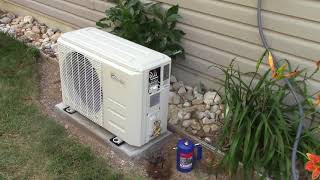 Senville Mini Split AC Heat Pump Installation [upl. by Amairam271]