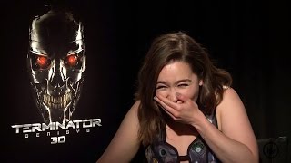 Emilia Clarke from Game Of Thrones Giggles Uncontrollably and its ADORABLE [upl. by Shishko]