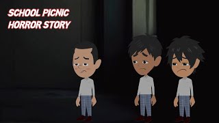 School Picnic Horror Story  Animated Horror Story In Hindi [upl. by Ilonka]