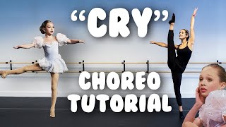 Learn Maddie Zieglers Cry Solo From Dance Moms Full Dance Tutorial [upl. by Sedgewinn567]