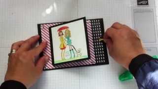 Waterfall Card Tutorial  interactive card [upl. by Fallon]