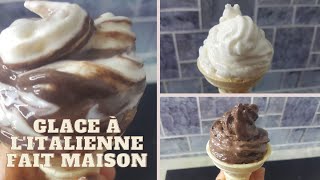 Glace Italienne Sans Machine  Fait Maison  Chocolat et Vanille [upl. by Llebanna]