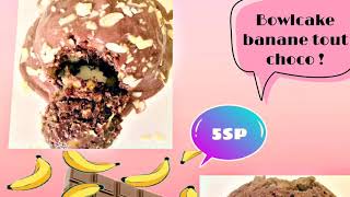 Petit déjeuner weight Watchers recettes Bowlcake banane tout choco [upl. by Leola]